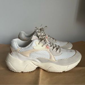 Mango Maxi Sole Irene Chunky Sneakers 7.5 Pink